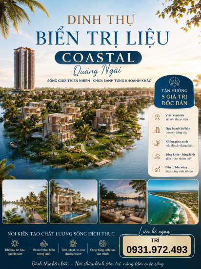 Sự Thật Về Dinh Thự, Biệt Thự Coastal Quảng Ngãi có nên mua
